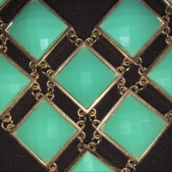 Mint Green Statement Necklace - Picture 3 of 5